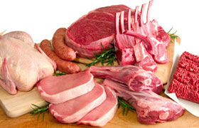  В мясных продуктах содержится достаточное количество белка