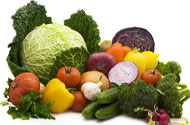 Свежие фрукты и овощи - незаменимый источник грубой клетчатки